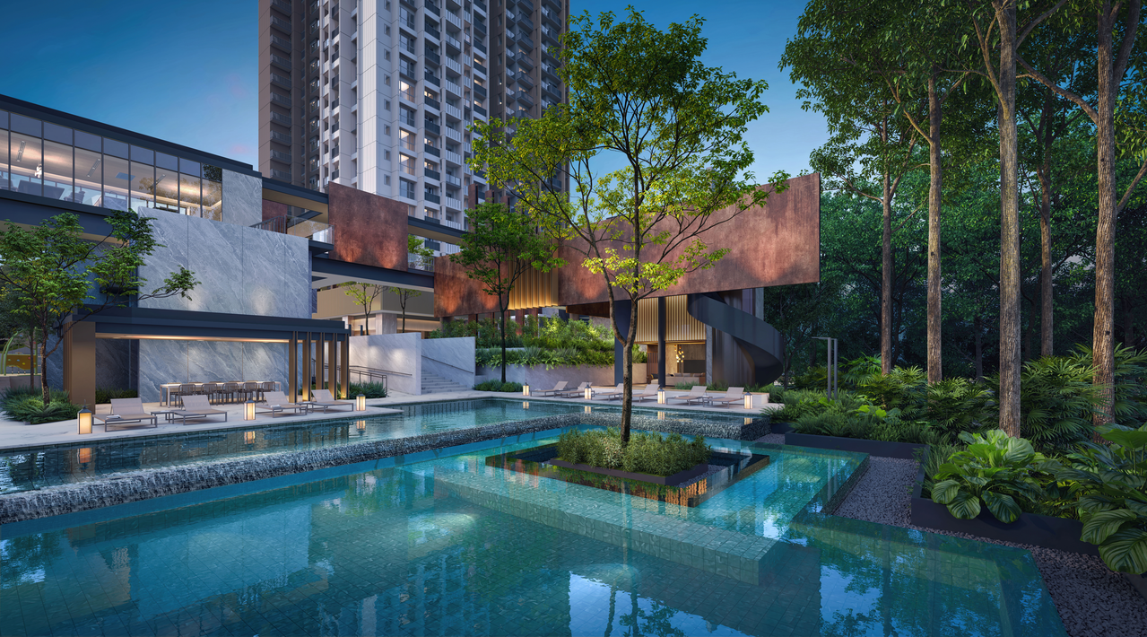 Promenade Peak condo clubhouse Singapore