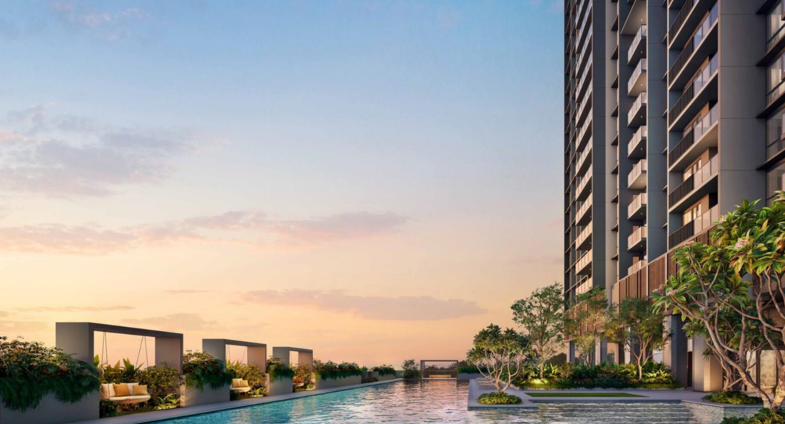 Skye At Holland two towers and swimming pool