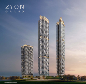 Zyon Grand Condo Front Facade Towers Singapore
